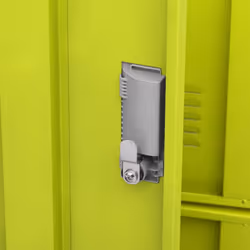 vidaXL 5x Locker Cabinets Light Grey and Green Steel Office Storage Cabinet - Additional view 7