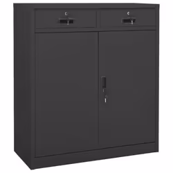 vidaXL Office Cabinet Steel Home Furniture File Storage Cabinet Multi Colours - anthracite - Additional view 3