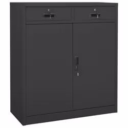 vidaXL Office Cabinet Steel Home Furniture File Storage Cabinet Multi Colours - anthracite - Additional view 6