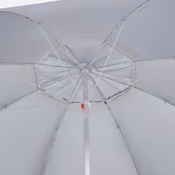 vidaXL Beach Umbrella with Side Walls Sand Parasol Sunshade Shelter Canopy - sand - Additional view 4