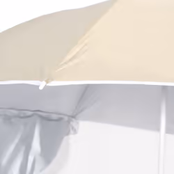 vidaXL Beach Umbrella with Side Walls Sand Parasol Sunshade Shelter Canopy - sand - Additional view 8