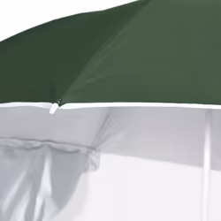 vidaXL Beach Umbrella with Side Walls Sand Parasol Sunshade Shelter Canopy - green - Additional view 4
