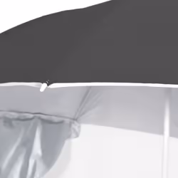 vidaXL Beach Umbrella with Side Walls Sand Parasol Sunshade Shelter Canopy - anthracite