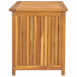 vidaXL Garden Storage Box Pillow Blanket Chest Tool Chest Solid Wood Teak - 114 x 50 x 58 cm - Additional view 4