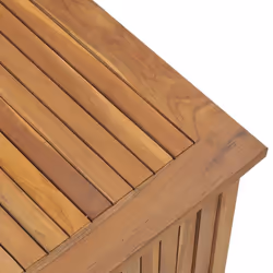 vidaXL Garden Storage Box Pillow Blanket Chest Tool Chest Solid Wood Teak - 114 x 50 x 58 cm - Additional view 5