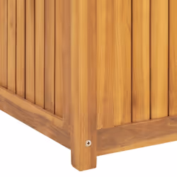 vidaXL Garden Storage Box Pillow Blanket Chest Tool Chest Solid Wood Teak - 175 x 50 x 53 cm - Additional view 6
