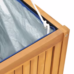 vidaXL Garden Storage Box Pillow Blanket Chest Tool Chest Solid Wood Teak - 175 x 50 x 53 cm - Additional view 8