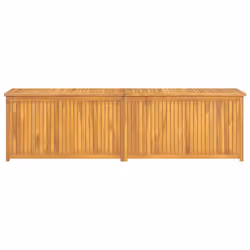 vidaXL Garden Storage Box Pillow Blanket Chest Tool Chest Solid Wood Teak - 200 x 50 x 53 cm - Additional view 10