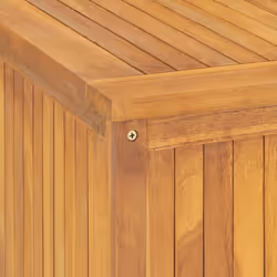 vidaXL Garden Storage Box Pillow Blanket Chest Tool Chest Solid Wood Teak - 200 x 50 x 53 cm - Additional view 7