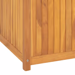 vidaXL Garden Storage Box Pillow Blanket Chest Tool Chest Solid Wood Teak - 200 x 50 x 53 cm - Additional view 8