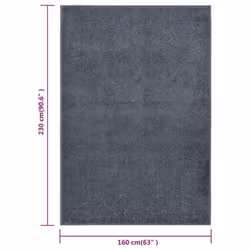 vidaXL Rug Short Pile Home Floor Carpet Mat Area Rug Multi Colours Multi Sizes - 160 x 230 cm
