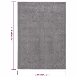 vidaXL Rug Short Pile Home Floor Carpet Mat Area Rug Multi Colours Multi Sizes - grey