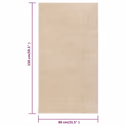 vidaXL Rug Short Pile Home Floor Carpet Mat Area Rug Multi Colours Multi Sizes - beige