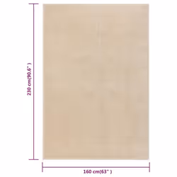 vidaXL Rug Short Pile Home Floor Carpet Mat Area Rug Multi Colours Multi Sizes - beige