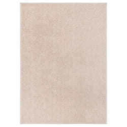 vidaXL Rug Short Pile Home Floor Carpet Mat Area Rug Multi Colours Multi Sizes - dark beige