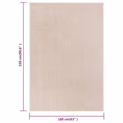 vidaXL Rug Short Pile Home Floor Carpet Mat Area Rug Multi Colours Multi Sizes - dark beige
