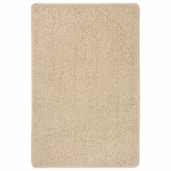 vidaXL Shaggy Rug Anti Slip Area Rug Floor Carpet Multi Colours Multi Sizes - cream, 200 x 290 cm