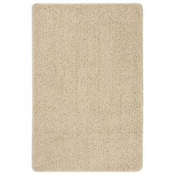 vidaXL Shaggy Rug Anti Slip Area Rug Floor Carpet Multi Colours Multi Sizes - cream, 200 x 290 cm