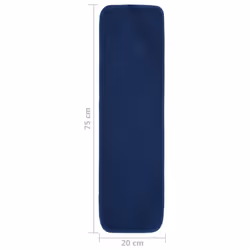 vidaXL 15x Anti Slip Stair Mats Rug Rectangular Multi Colours 60x25/75x20cm - blue, 75 x 20 cm - Additional view 3