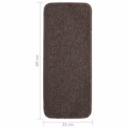 vidaXL 15x Anti Slip Stair Mats Rug Rectangular Multi Colours 60x25/75x20cm - brown, 60 x 25 cm - Additional view 5