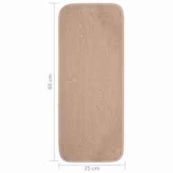 vidaXL 15x Anti Slip Stair Mats Rug Rectangular Multi Colours 60x25/75x20cm - beige, 60 x 25 cm - Additional view 3
