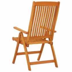 vidaXL 2/4/6/8x Solid Wood Eucalyptus Folding Garden Chairs Foldable Chair - 2 - Additional view 5