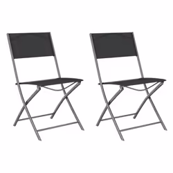 VidaXL 318766, Terrace, Fabric, Steel, Black, 450 mm, 540 mm, 860 mm