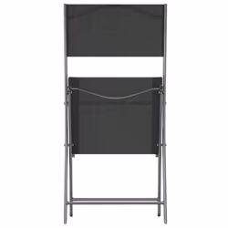 VidaXL 318766 outdoor chair Terrace Fabric, Steel Black - Additional view 7