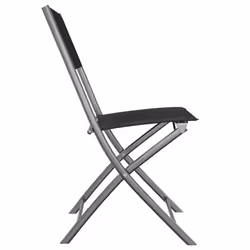 VidaXL 318767 outdoor chair Terrace Fabric, Steel Black - Additional view 5
