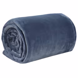 vidaXL Blanket Bedding Blanket Bed Throw Camping Blanket Ultimate Polyester - grey, 130 x 170 cm