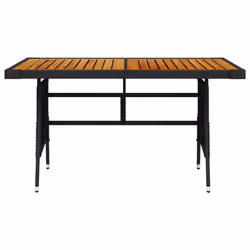 VidaXL 318693 outdoor table Black