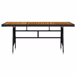 VidaXL 318694 outdoor table Black