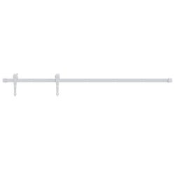 vidaXL Sliding Door Hardware Kit Home Sliding Rail Door Track Kit SKIEN Steel - white, 200 cm