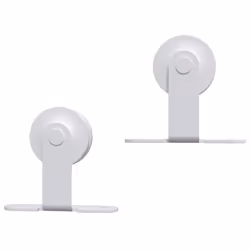 vidaXL Sliding Door Hardware Kit 183 cm Steel White Sliding Barn Door Track - Additional view 4