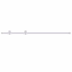 vidaXL Sliding Door Hardware Kit 200 cm Steel White Sliding Barn Door Track