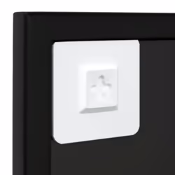 vidaXL Wall Mirror Hallway Makeup Mirror Hanging Mirror Black Rectangle Iron - 80 x 60 cm - Additional view 7