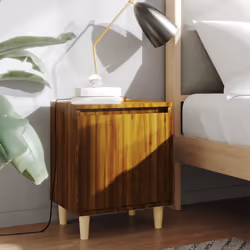 VidaXL 813114 nightstand/bedside table Oak
