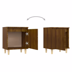 VidaXL 813114 nightstand/bedside table Oak - Additional view 7