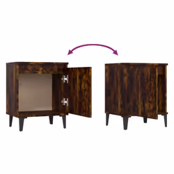 VidaXL 813116 nightstand/bedside table Oak - Additional view 5