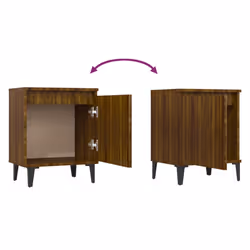VidaXL 813120 nightstand/bedside table Oak - Additional view 5