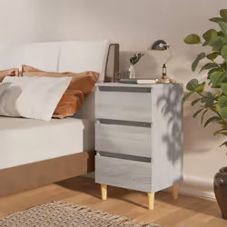 VidaXL 813136 nightstand/bedside table Oak