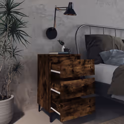VidaXL 813140 nightstand/bedside table Oak