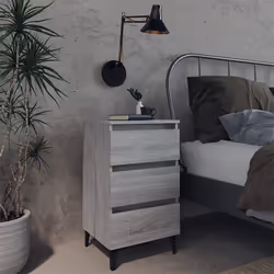 VidaXL 813142 nightstand/bedside table Oak