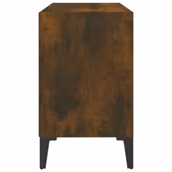 vidaXL TV Cabinet & Metal Legs 103.5x30x50 cm/69.5x30x50 cm Multi Colours - smoked oak, 69.5 cm - Additional view 4