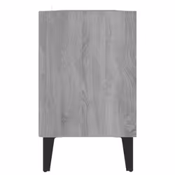 vidaXL TV Cabinet & Metal Legs 103.5x30x50 cm/69.5x30x50 cm Multi Colours - grey sonoma, 103.5 cm - Additional view 4