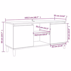 VidaXL 813159 TV cabinet/entertainment centre - Additional view 8