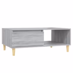 vidaXL Coffee Table Couch Tea Side Table Chipboard 90x60x35 cm Multi Colours - grey sonoma