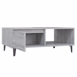 vidaXL Coffee Table Couch Tea Side Table Chipboard 90x60x35 cm Multi Colours - grey sonoma - Additional view 6