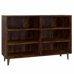 vidaXL Sideboard Chipboard Cabinet Side Cabinet Hall Tables Multi Colours - smoked oak - Additional view 3