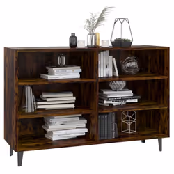 vidaXL Sideboard Chipboard Cabinet Side Cabinet Hall Tables Multi Colours - smoked oak - Additional view 4